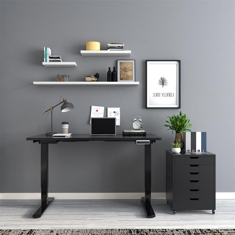 Product photograph of Flexispot Most Popular Standing Desk Frame Eq5 In Black from FlexiSpot UK