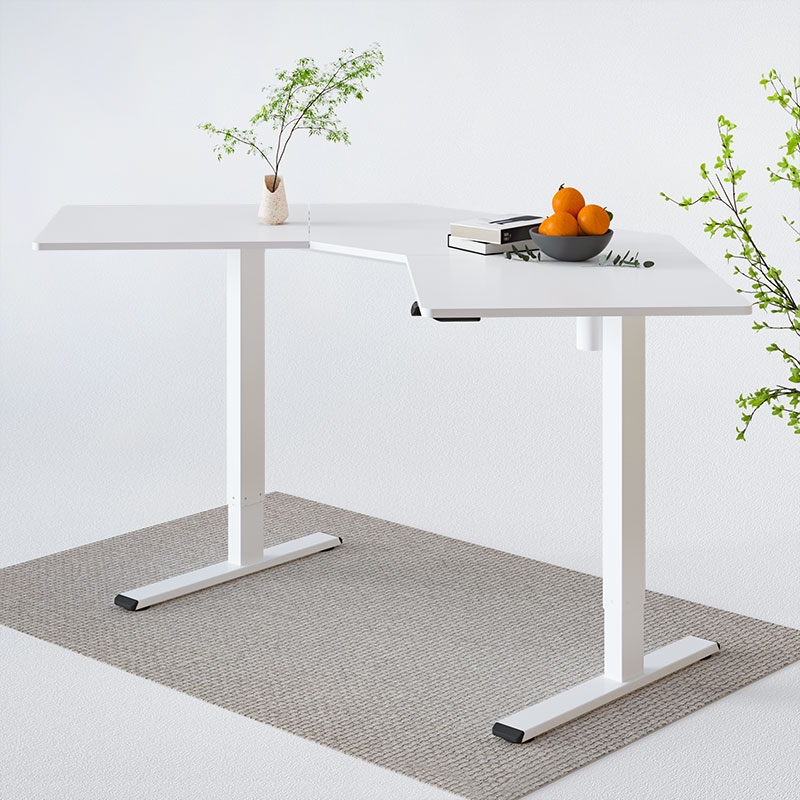 Product photograph of Flexispot L-shaped Corner Standing Desk Eg1-l from FlexiSpot UK