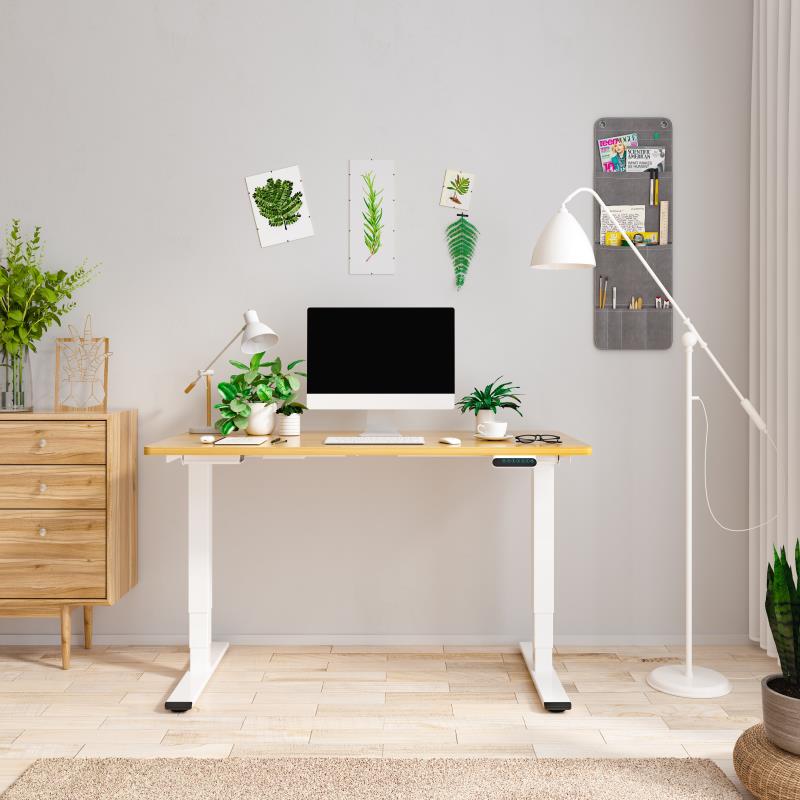 Product photograph of Flexispot Most Popular Standing Desk Frame Eq5 In White from FlexiSpot UK