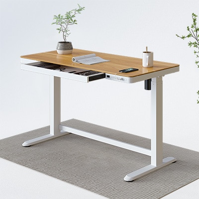 Product photograph of Flexispot Comhar All-in-one Standing Desk Ew8m With Wooden Top from FlexiSpot UK