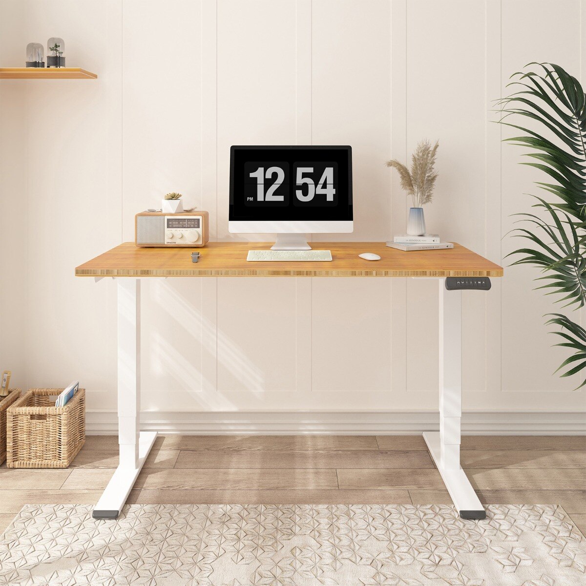 Product photograph of Flexispot White Standing Desk Frames For Home Office 3-stage Premium Option Ec5 from FlexiSpot UK