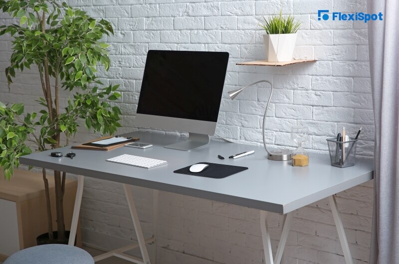 Desk in shop studio apartment